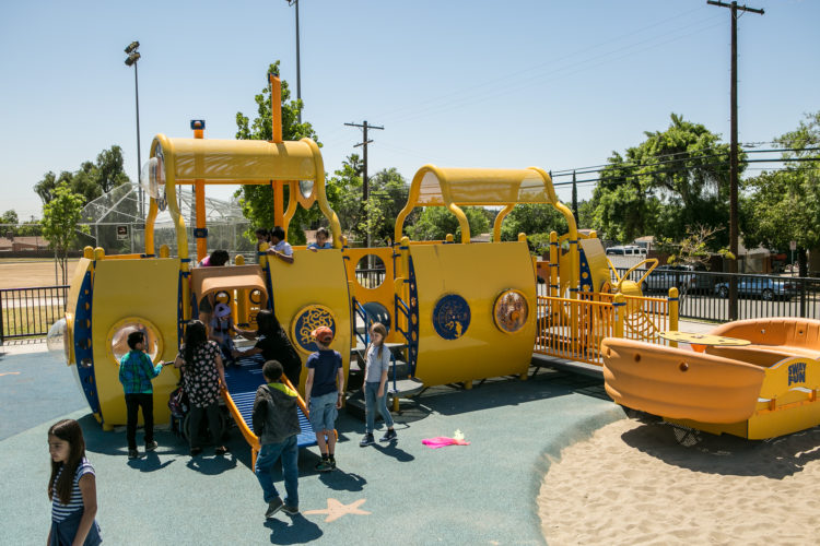 inclusive submarine play equipment