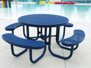 pool picnic table