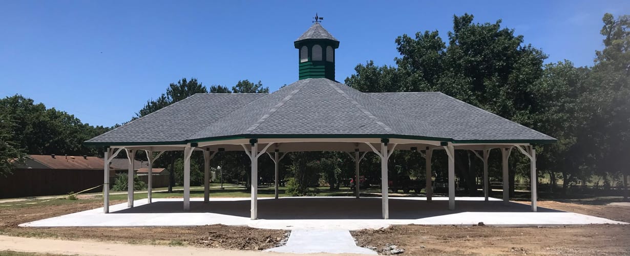 custom wood shelter