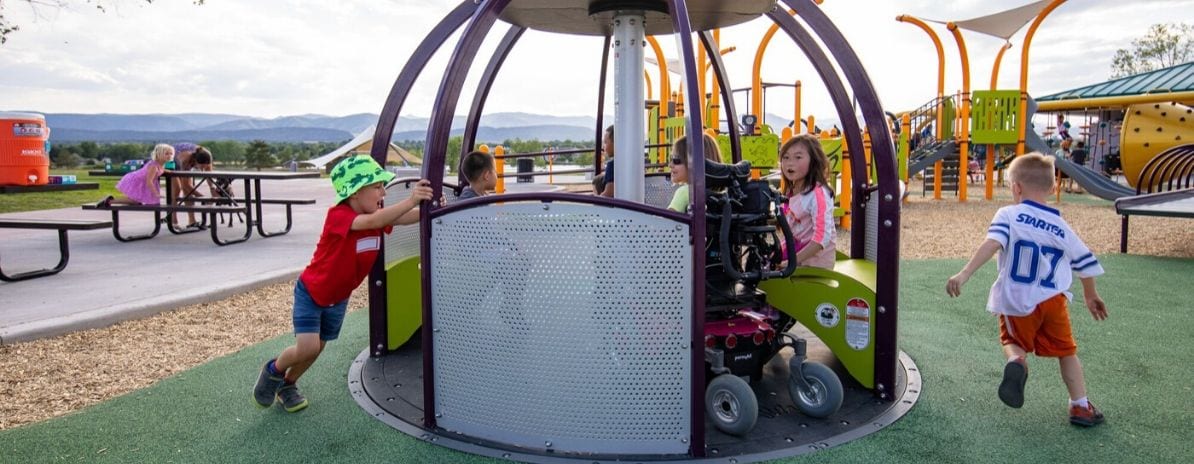 children playing in We Go Round